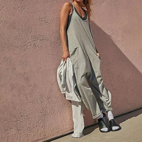 New Casual Jumpsuit with Pockets