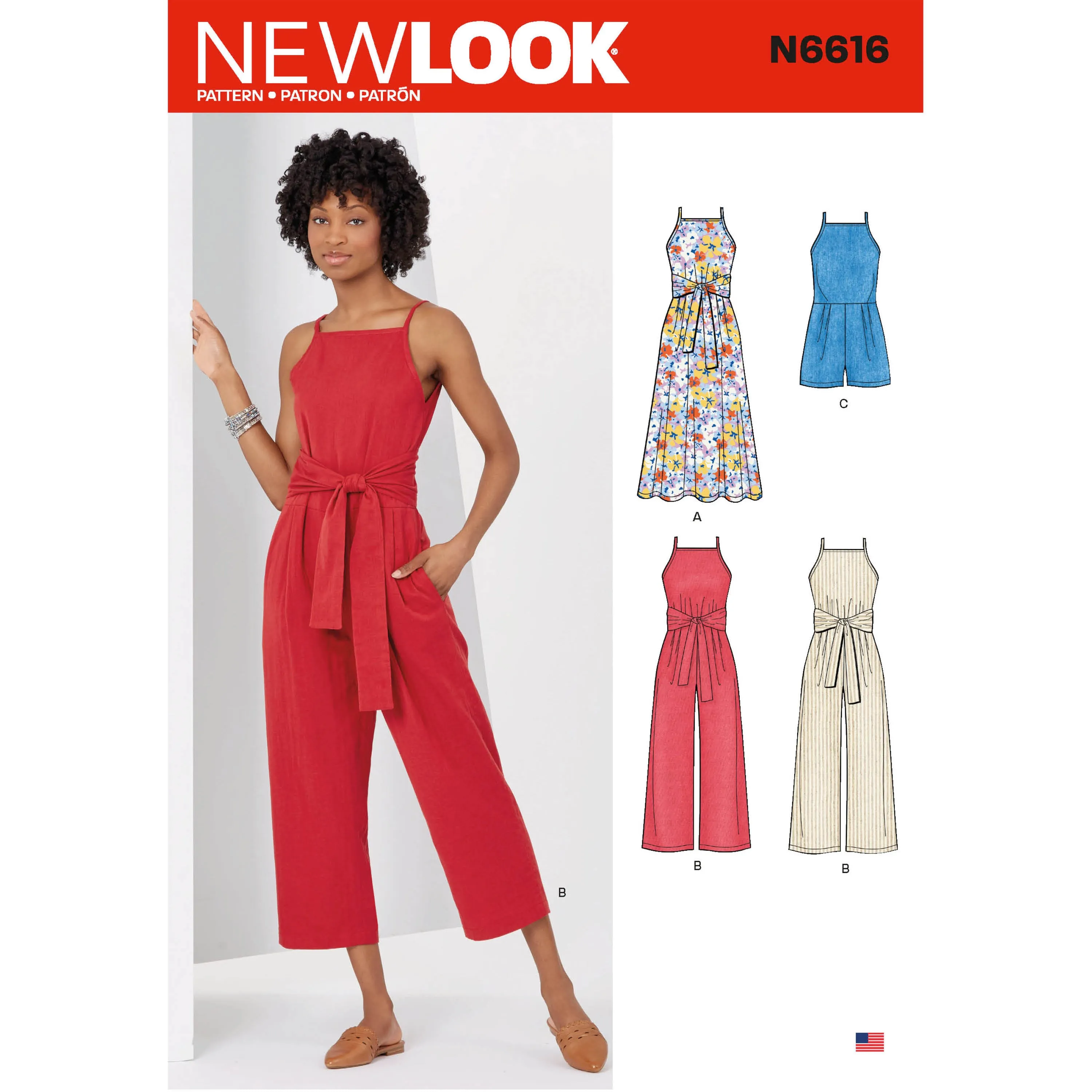 Newlook Pattern N6616 Misses' Dress And Jumpsuit