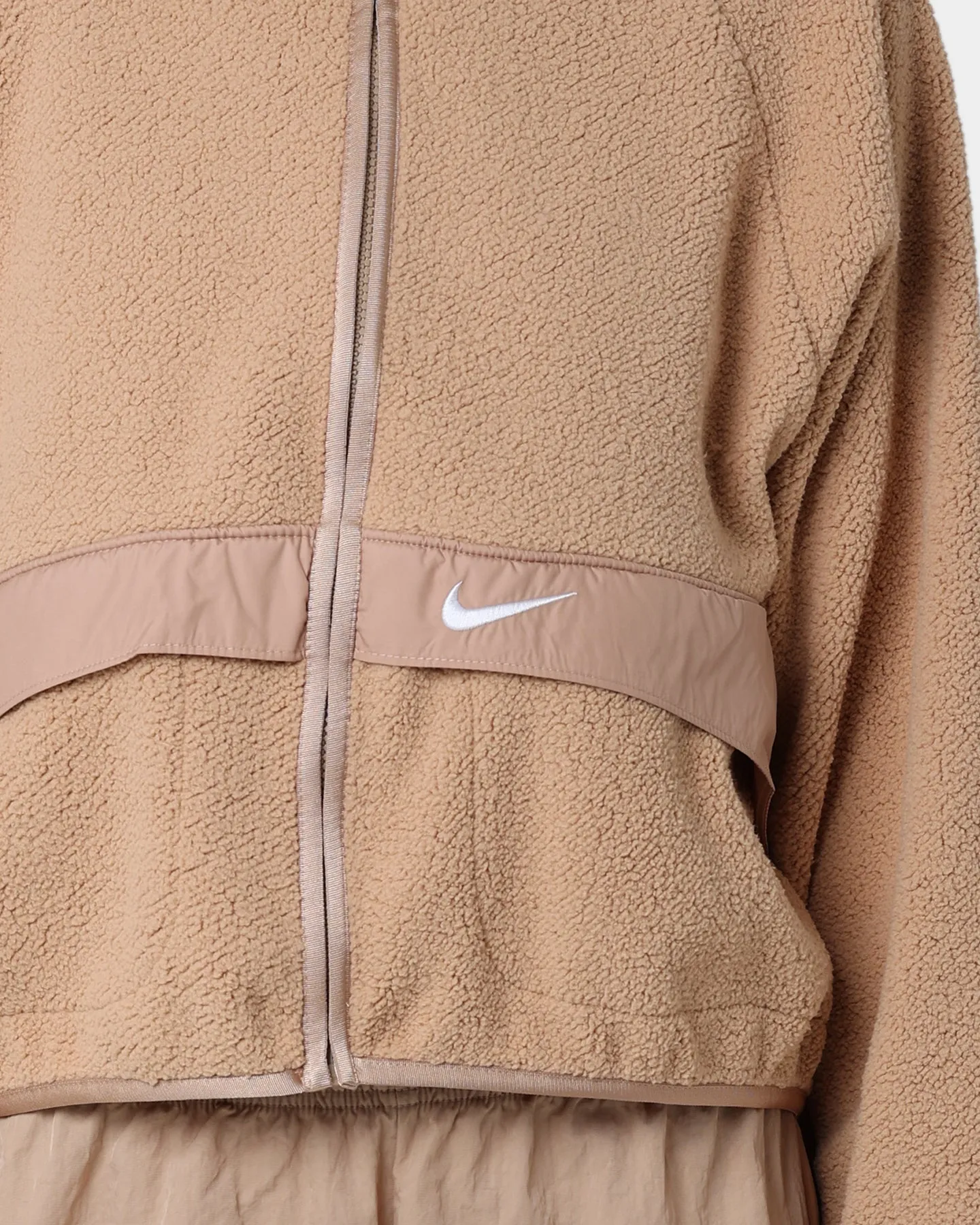 Nike Women's Sportswear Essential Sherpa Jacket Hemp