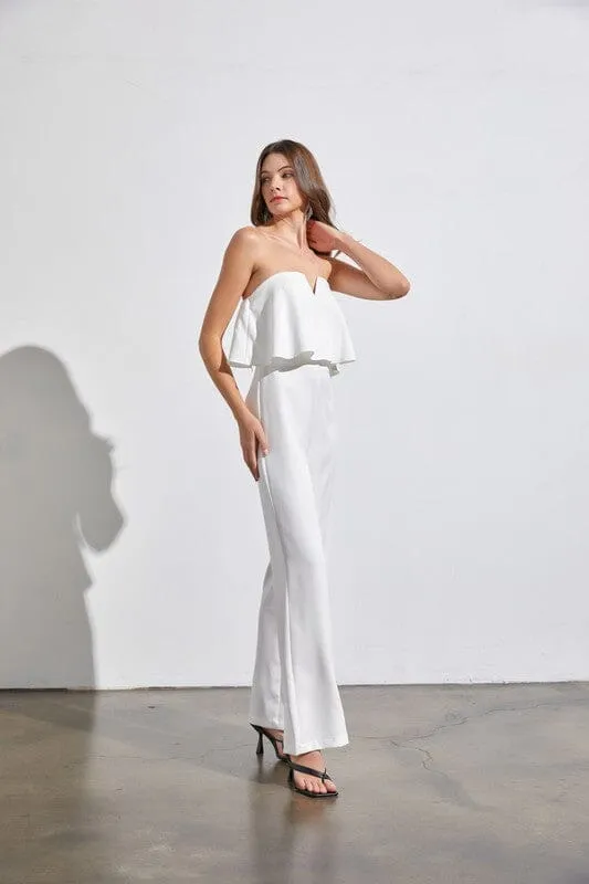 OFF SHOULDER JUMPSUIT