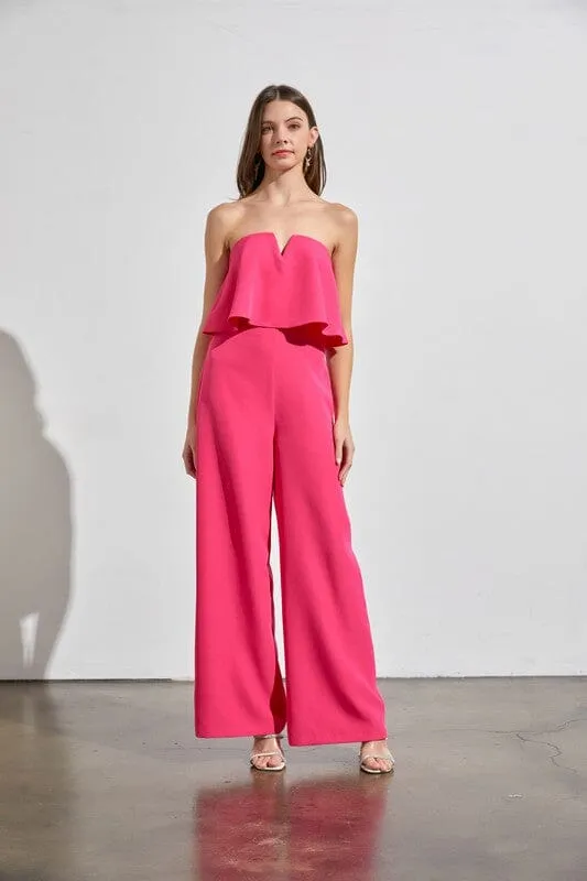 OFF SHOULDER JUMPSUIT