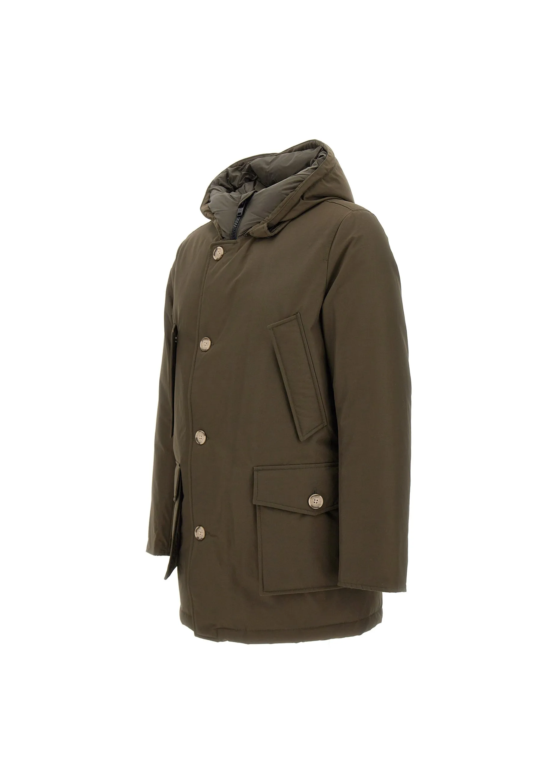 Olive Green Arctic Parka for Men