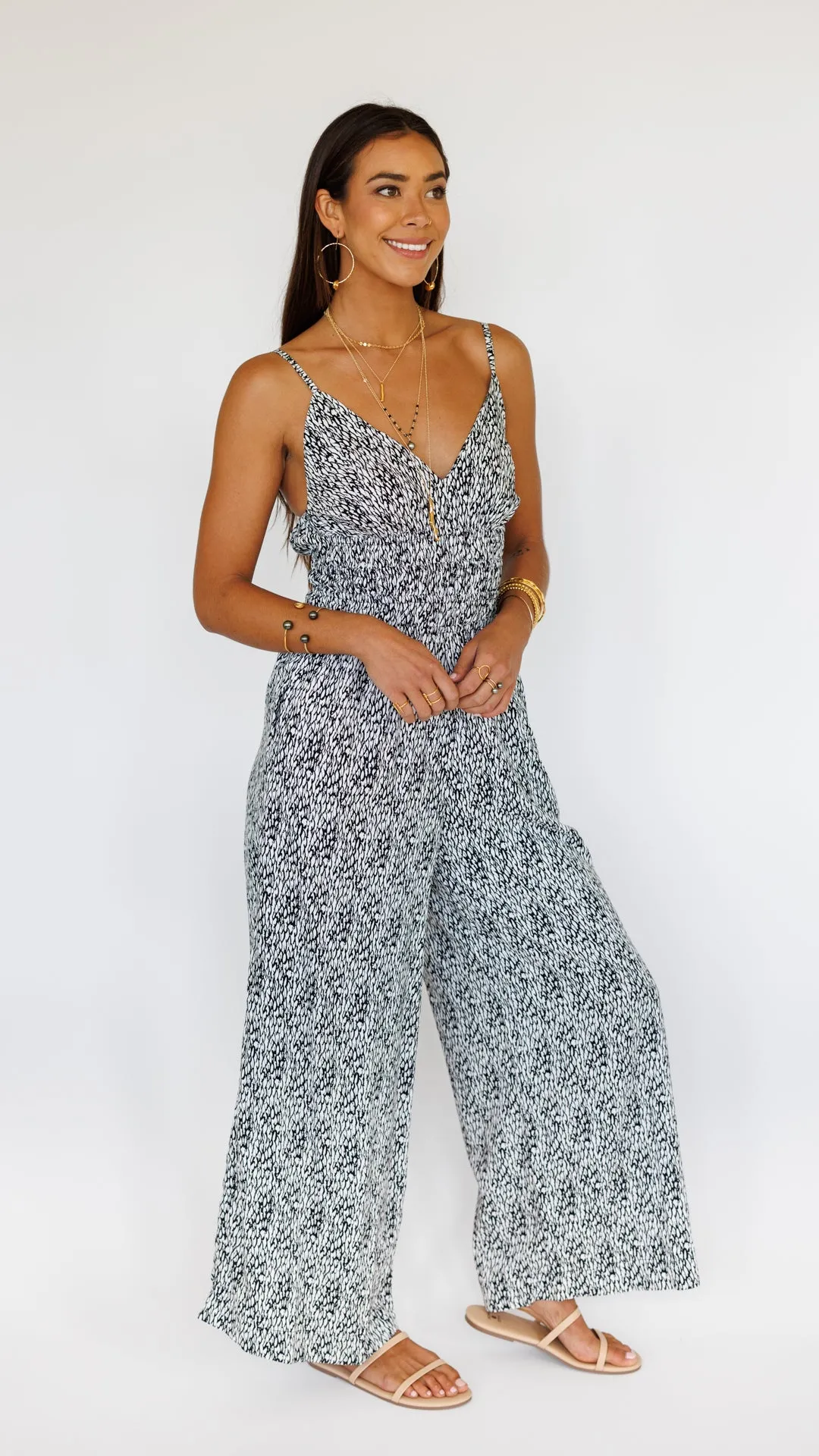 Opal Jumpsuit / Mamba Black