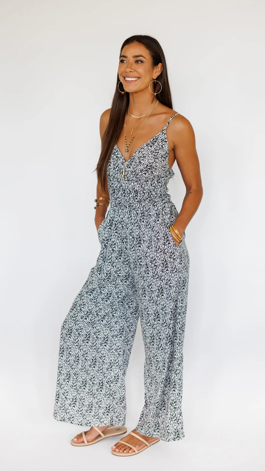 Opal Jumpsuit / Mamba Black