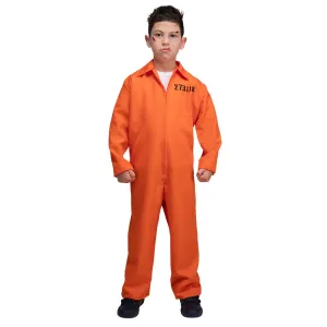 Orange Convict Jumpsuit - Child