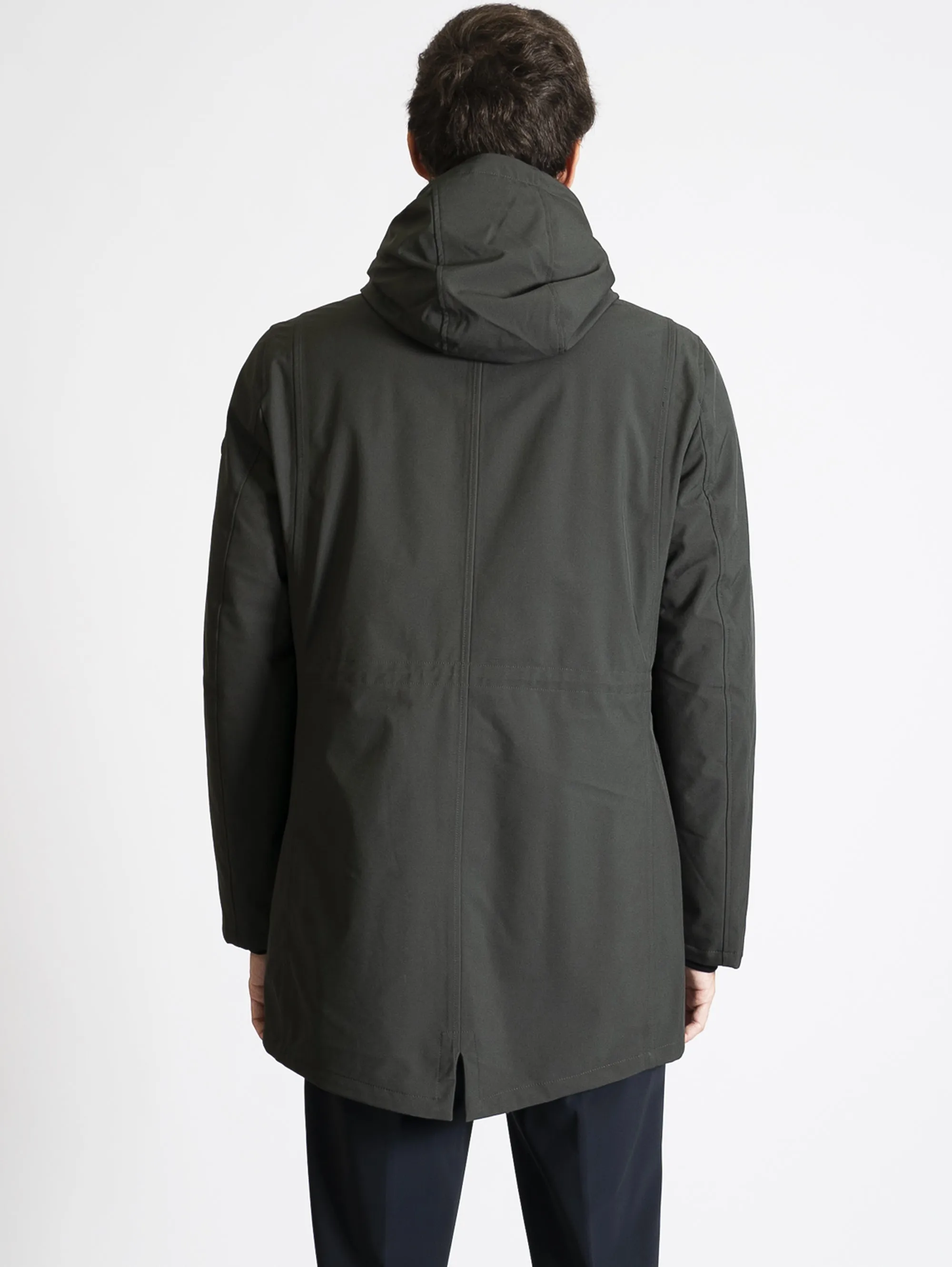 Parka in Eco Piuma Verde