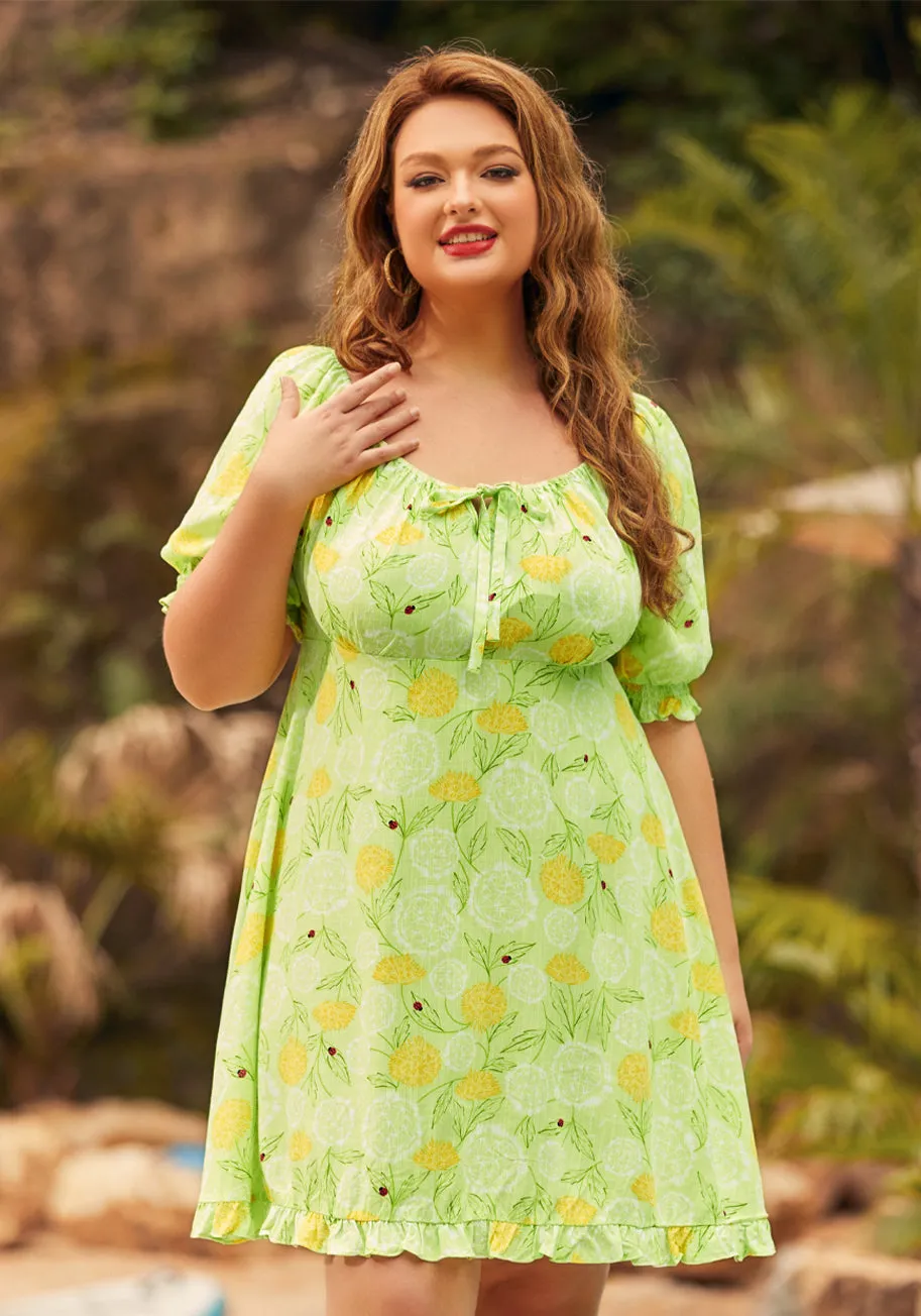 Picnic in Paradise Babydoll Dress