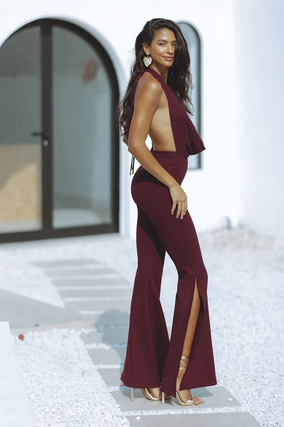 PRITA JUMPSUIT - WINE