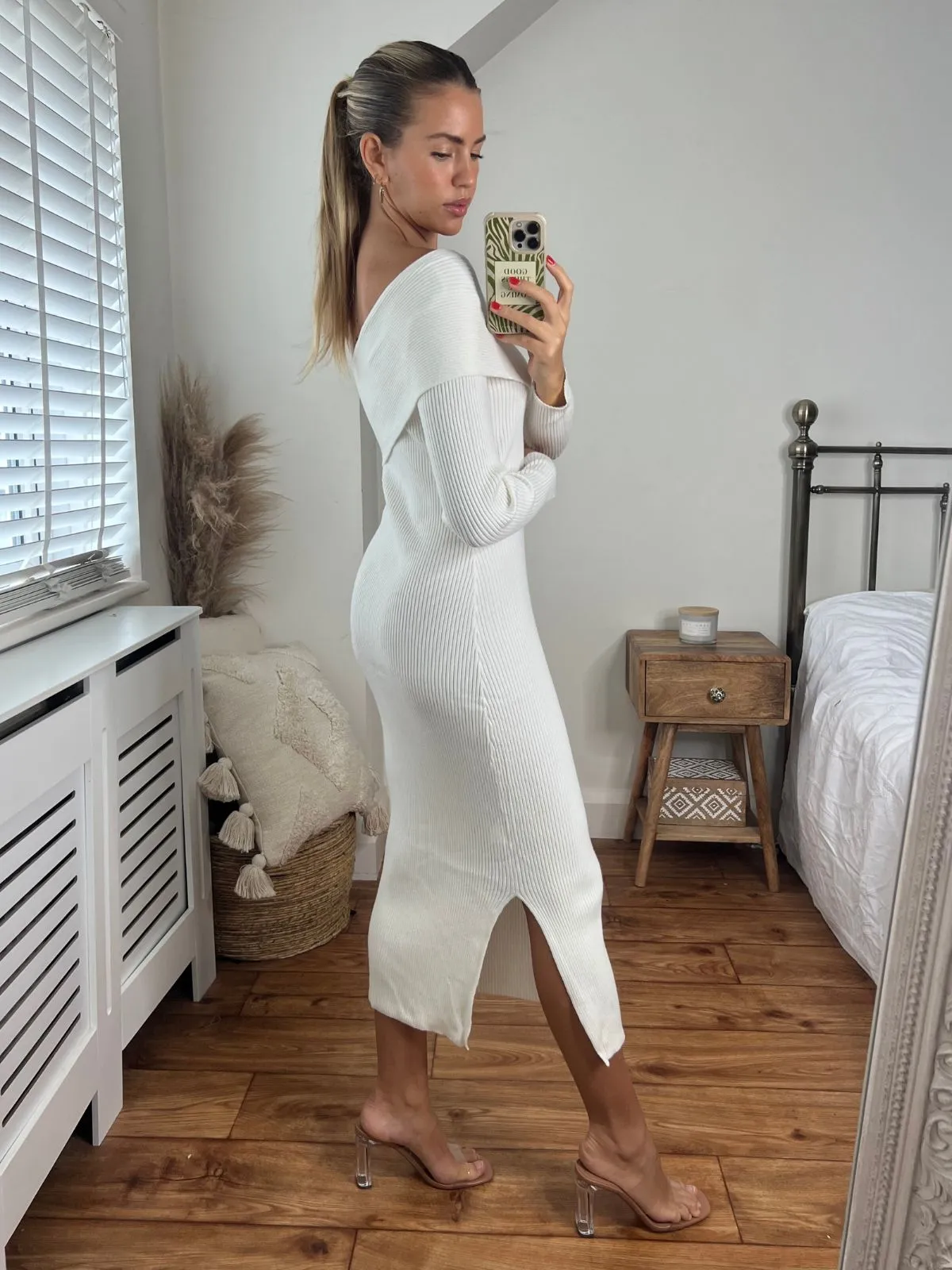 Quinn Knit Dress / Ivory