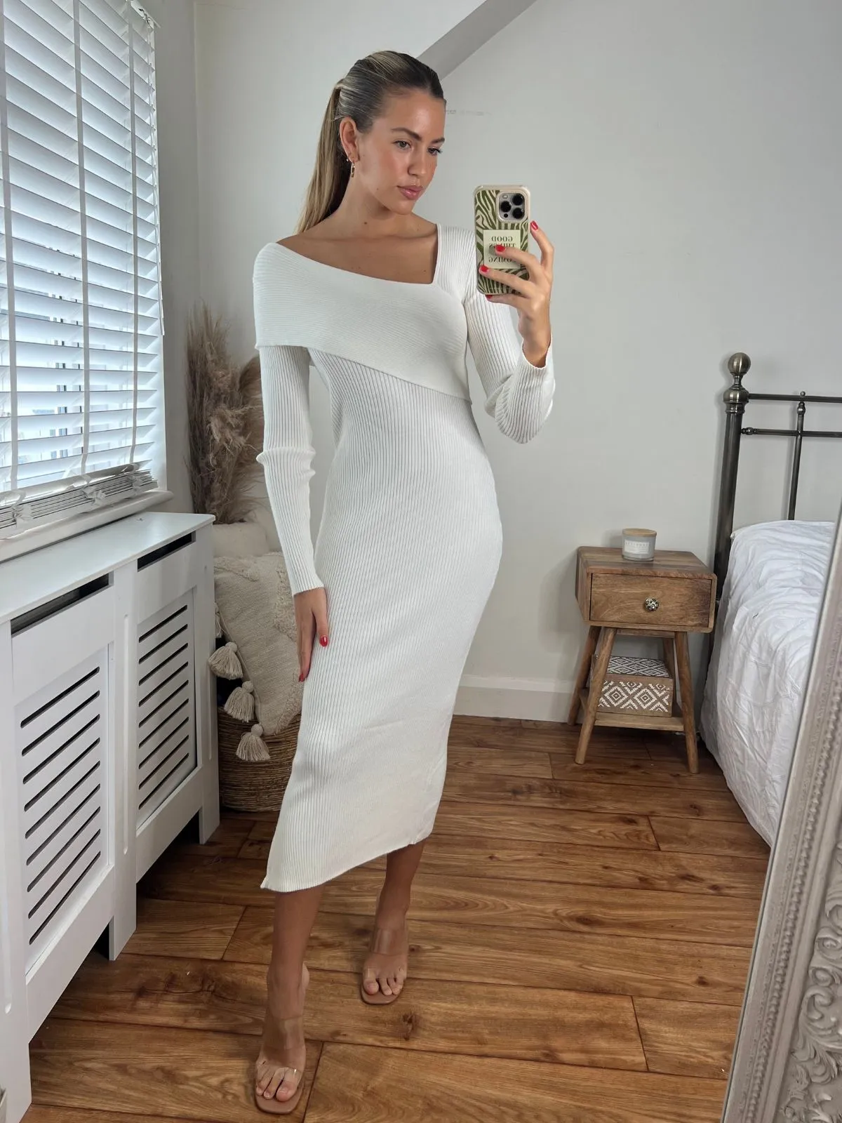 Quinn Knit Dress / Ivory