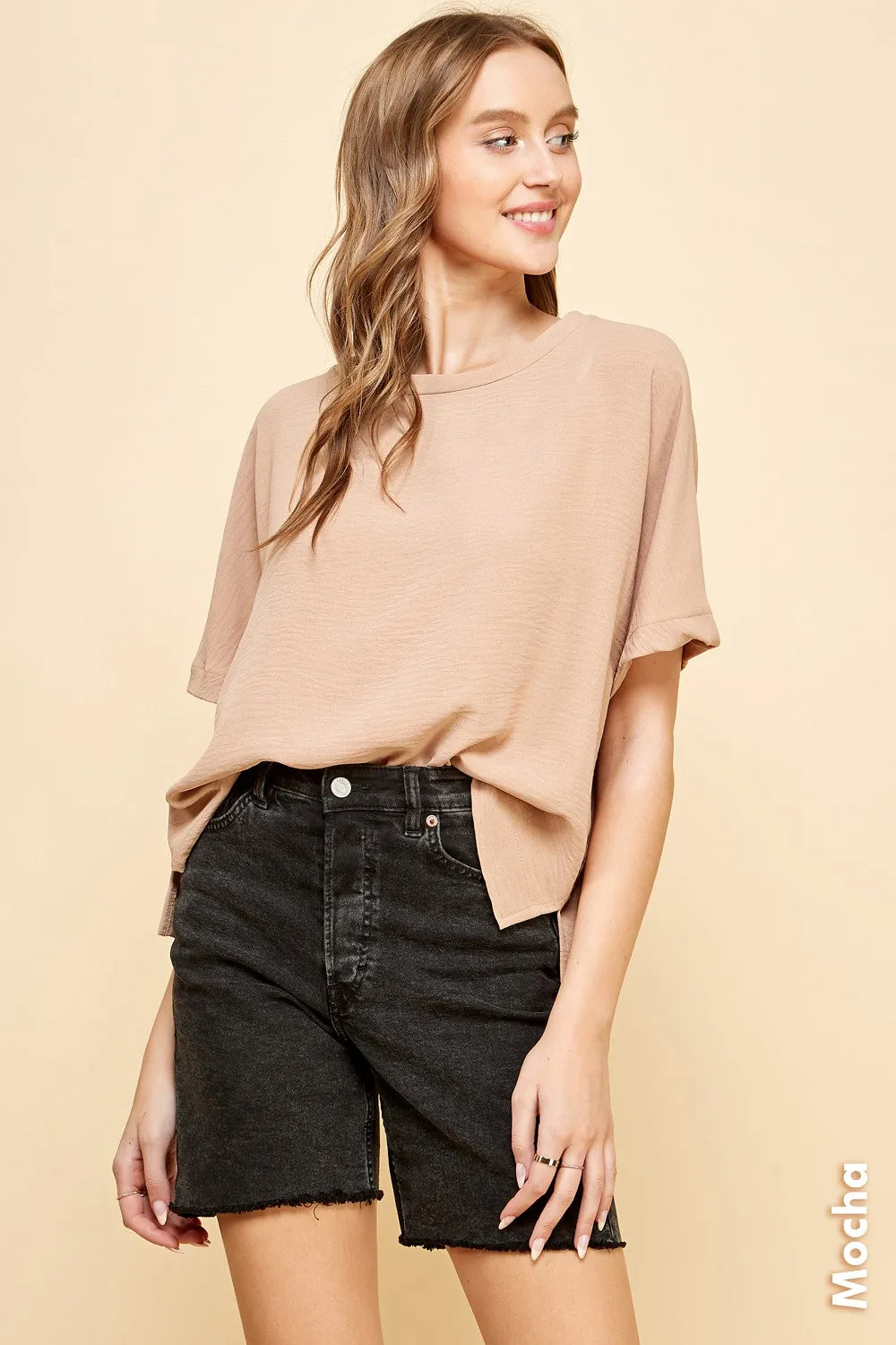 QUINN SHORT SLEEVE TOP