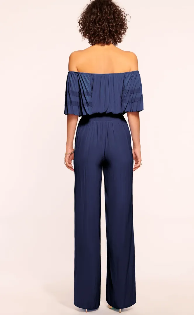 Ramy Brook Tinsley Jumpsuit Spring Navy