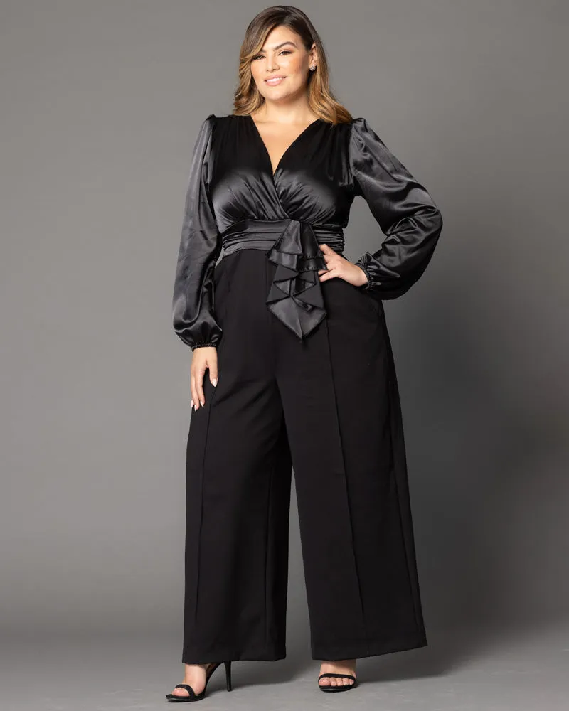 Refined Satin Jumpsuit