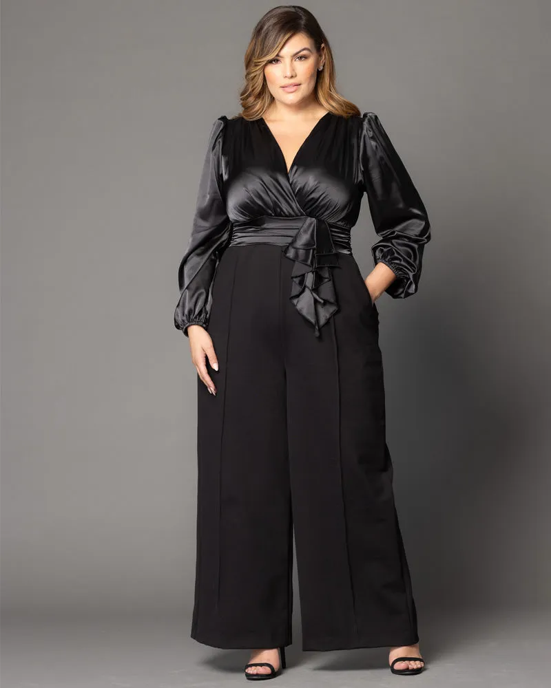 Refined Satin Jumpsuit