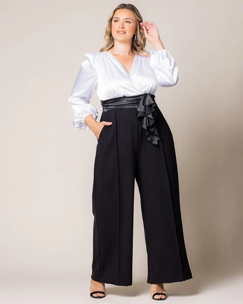 Refined Satin Jumpsuit