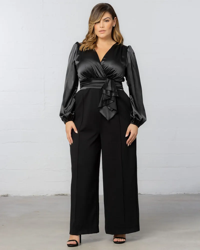 Refined Satin Jumpsuit