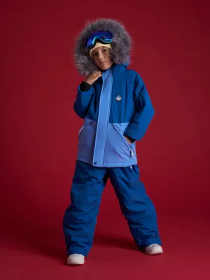 Roarsome Boys Reef The Shark Parka Ski Jacket in Blue