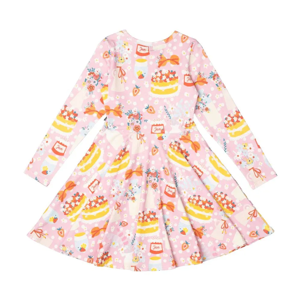 Rock Your Baby - Party Time Pink Waisted Dress