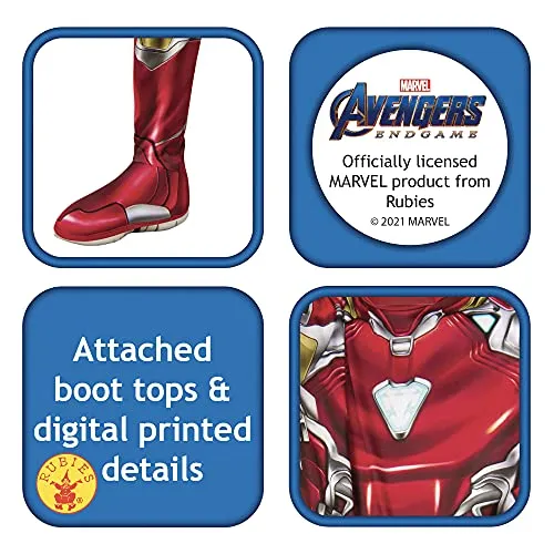 Rubie's Marvel Avengers: Endgame Child's Iron Man Costume & Mask, Small, Red