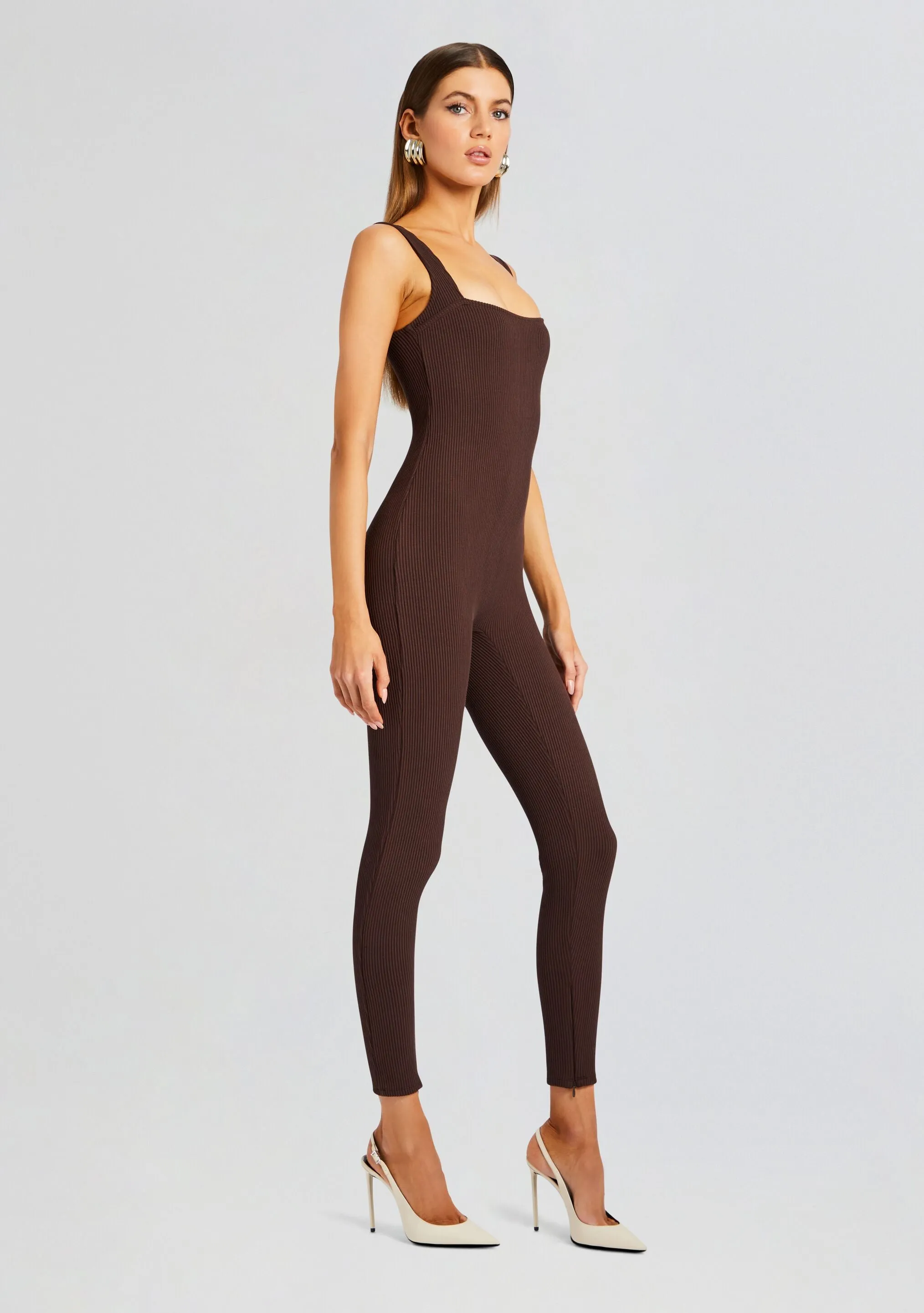 Sabrina Sleeveless Enviro Rib Catsuit