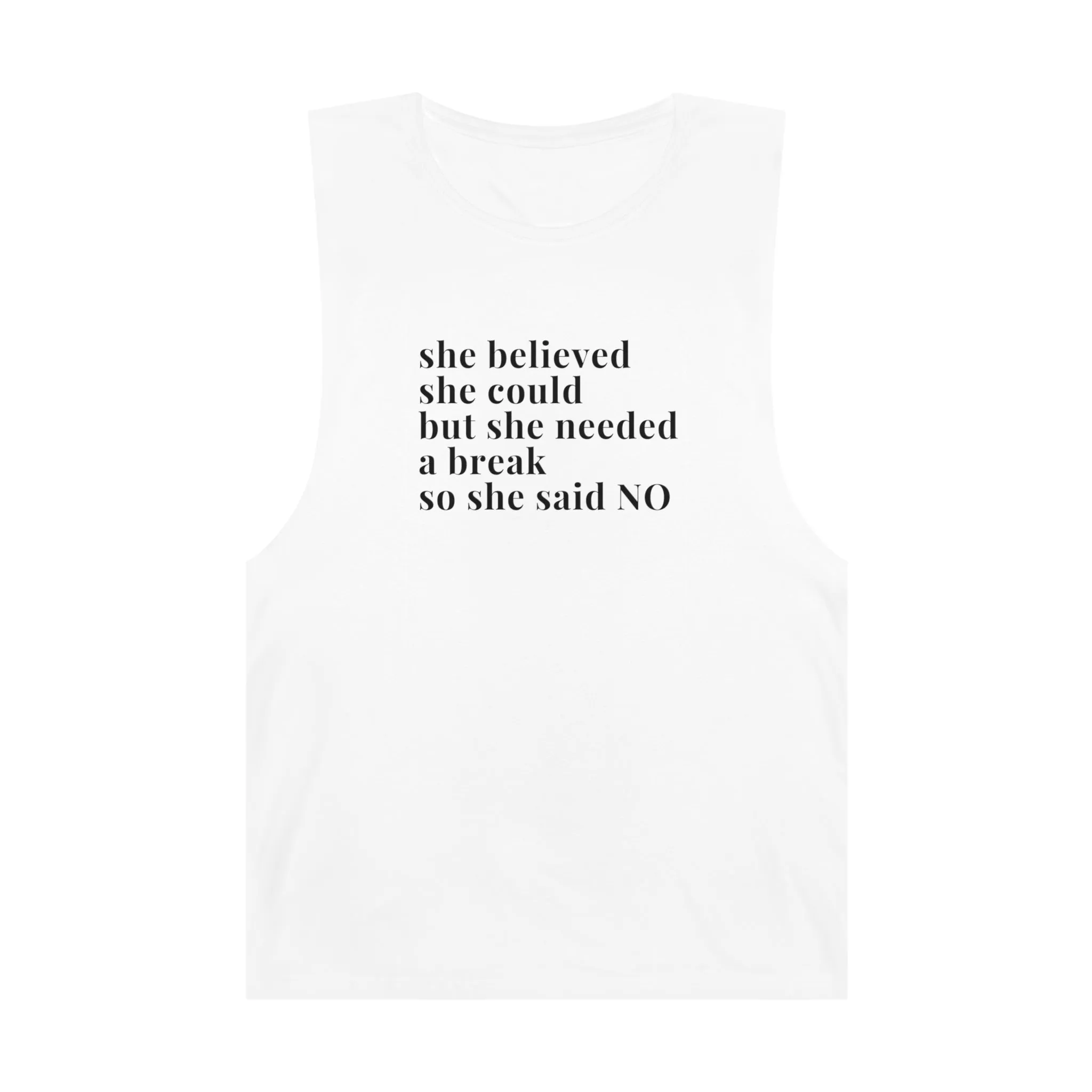 She Said No Women's Festival Tank