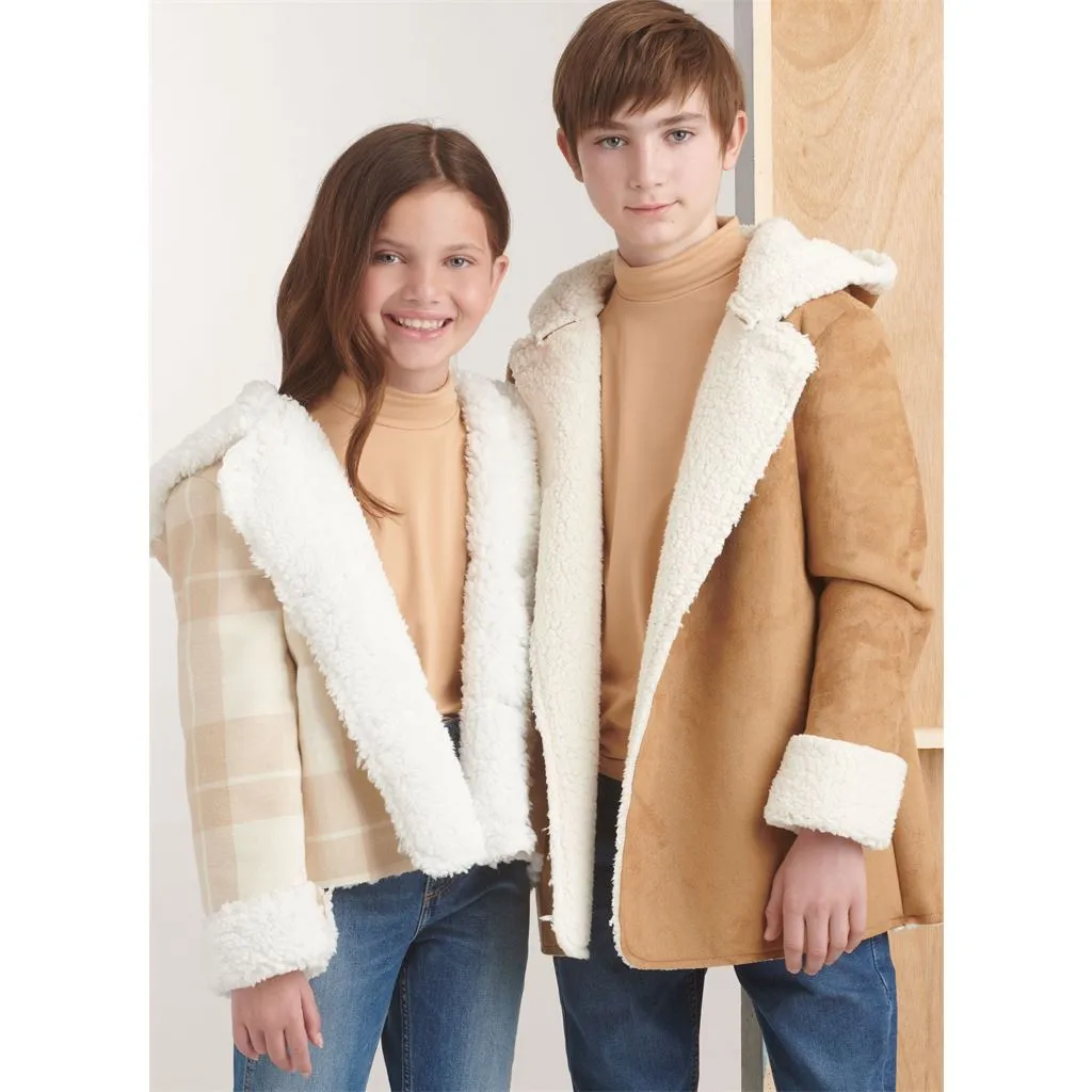 Simplicity Sewing Pattern S9832 Girls' and Boys' Jacket In Two Lengths