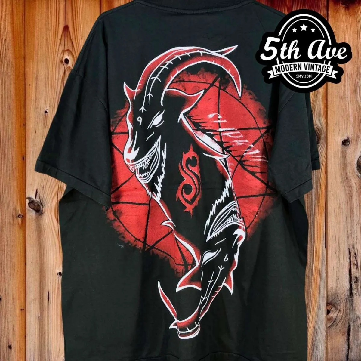 Slipknot: All-Over Print Single Stitch Short Sleeve t shirt with Giant Tag