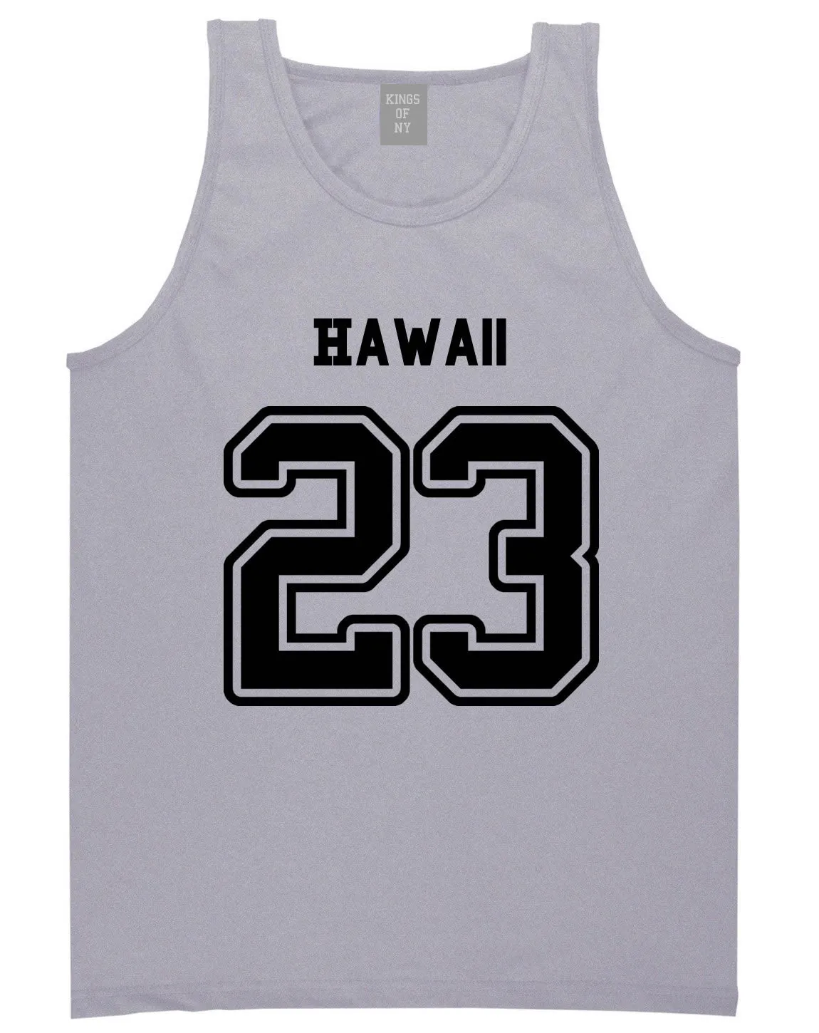 Sport Style Hawaii 23 Team State Jersey Mens Tank Top