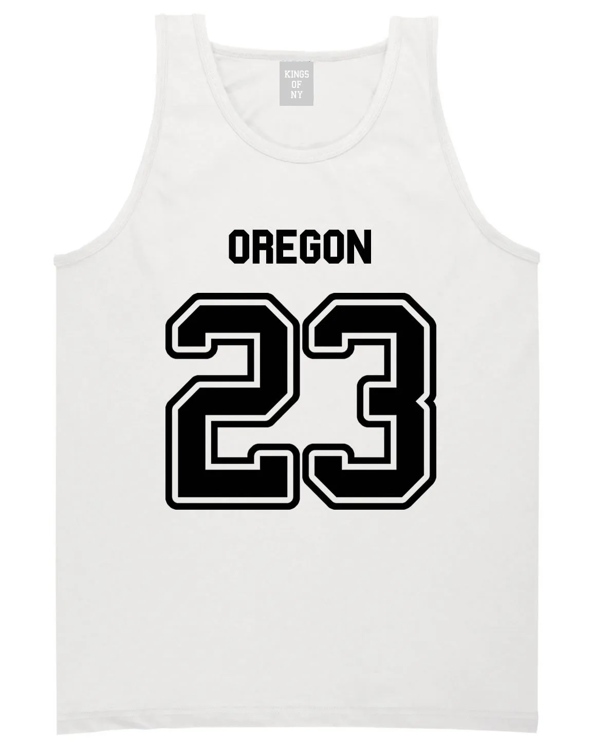 Sport Style Oregon 23 Team State Jersey Mens Tank Top