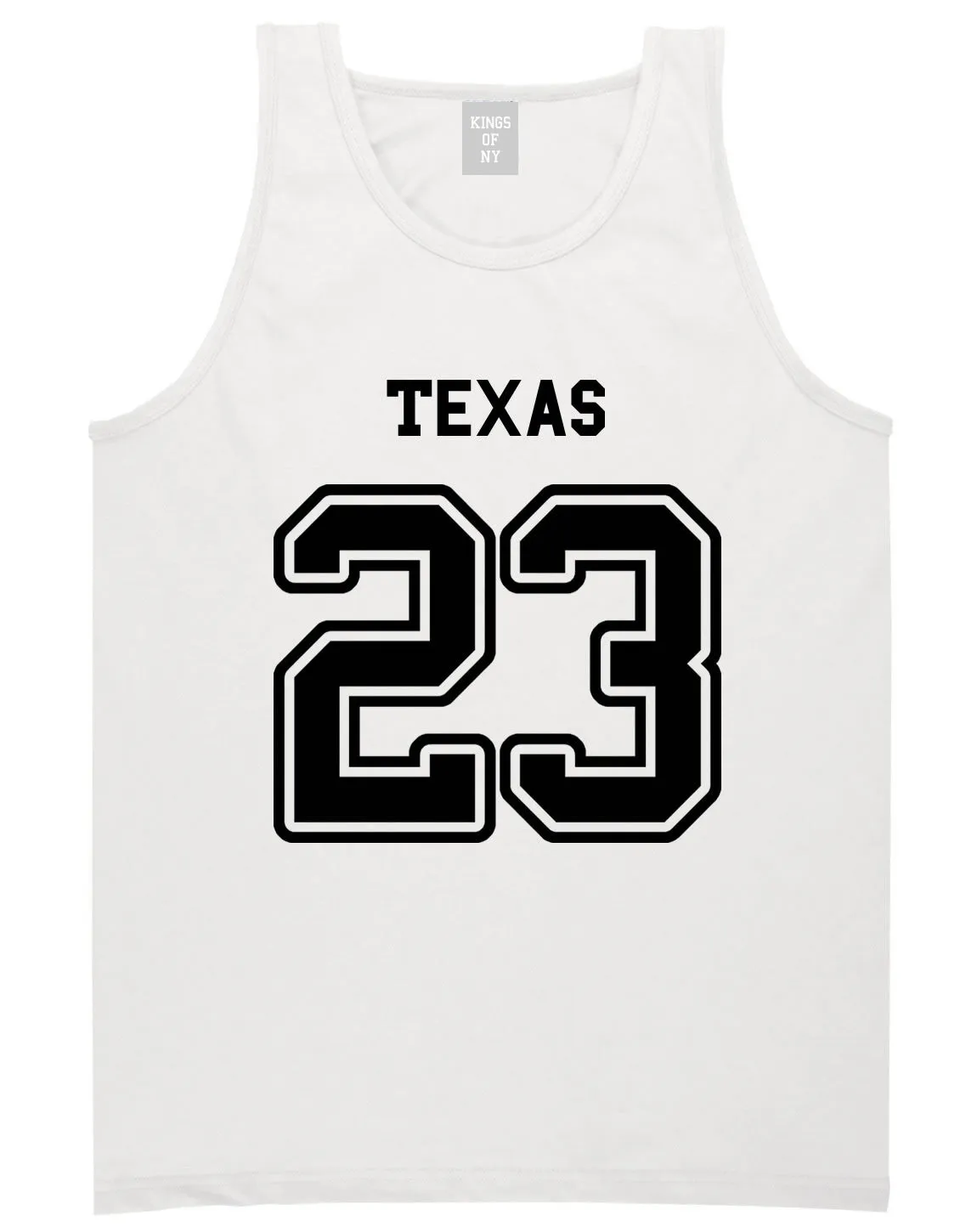 Sport Style Texas 23 Team State Jersey Mens Tank Top