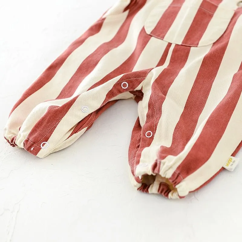 Striped Bear Overalls