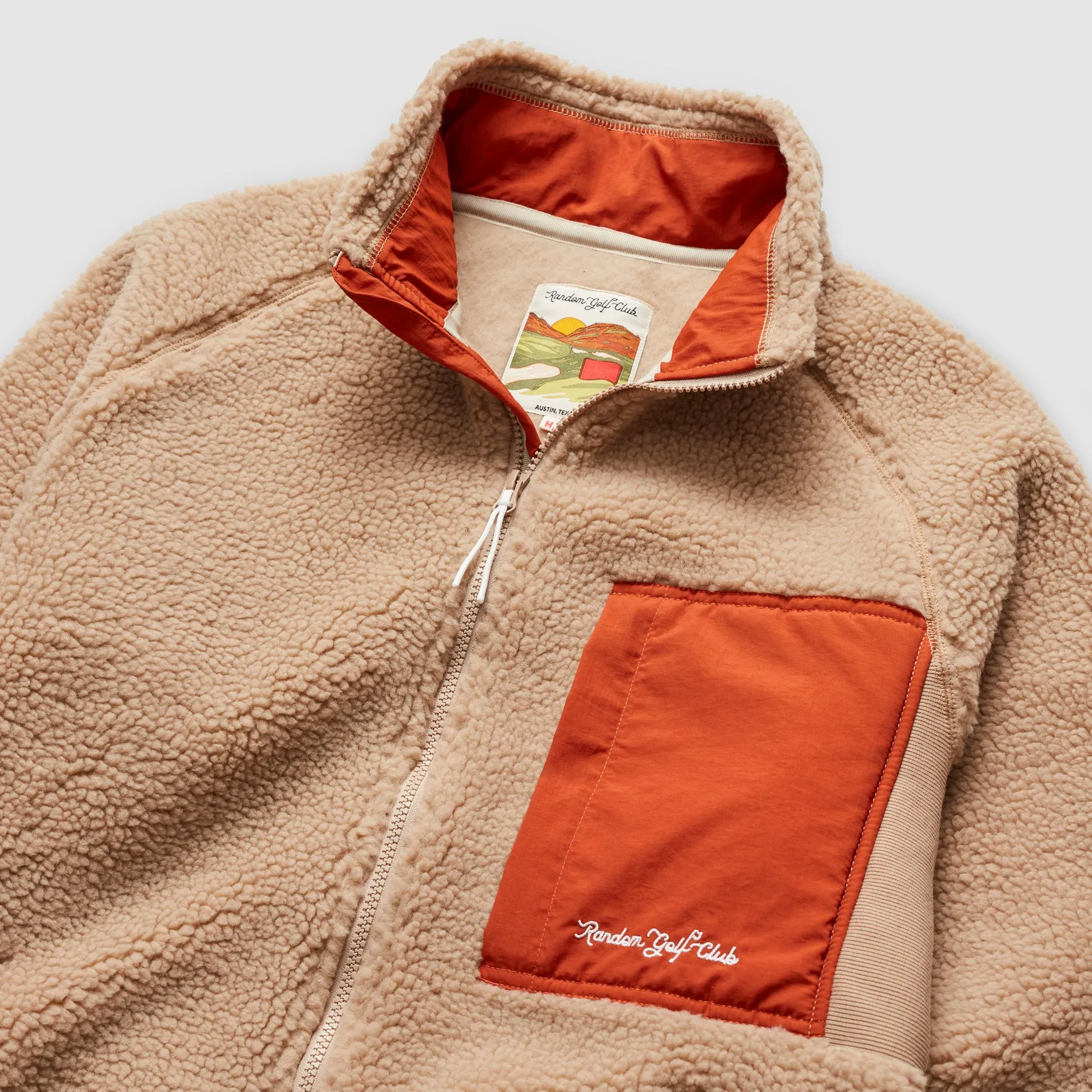 Swing Free Sherpa Jacket (Full Zip) - Pebble