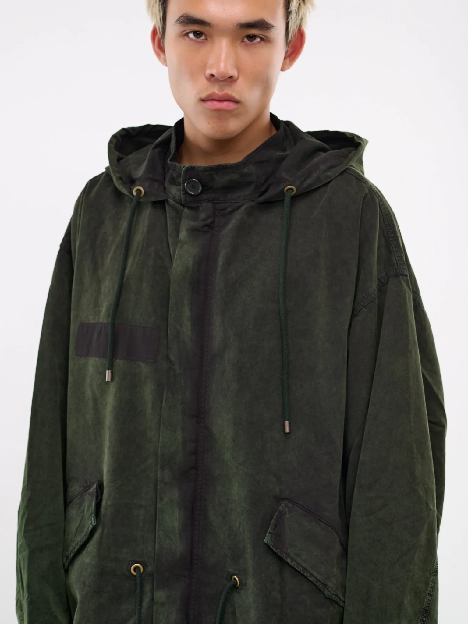 Technical Cotton Parka (H526Y02W90-4559-KHAKI-GREEN-MU)