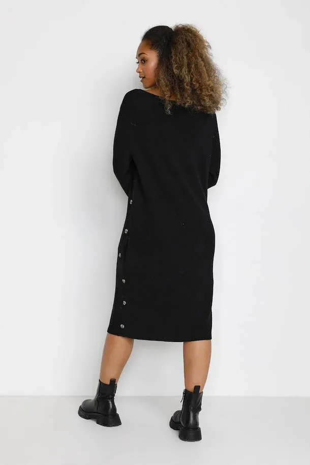 The Christine Knit Button Dress