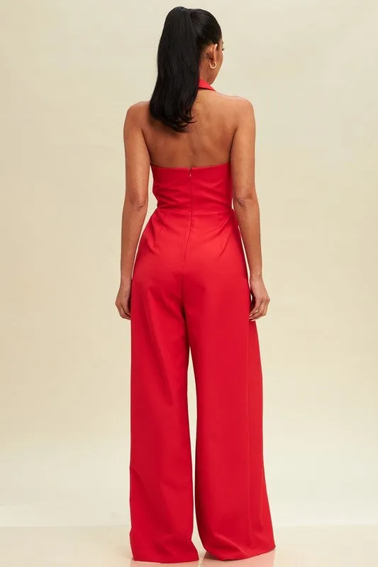 The Kati Jumpsuit- RED