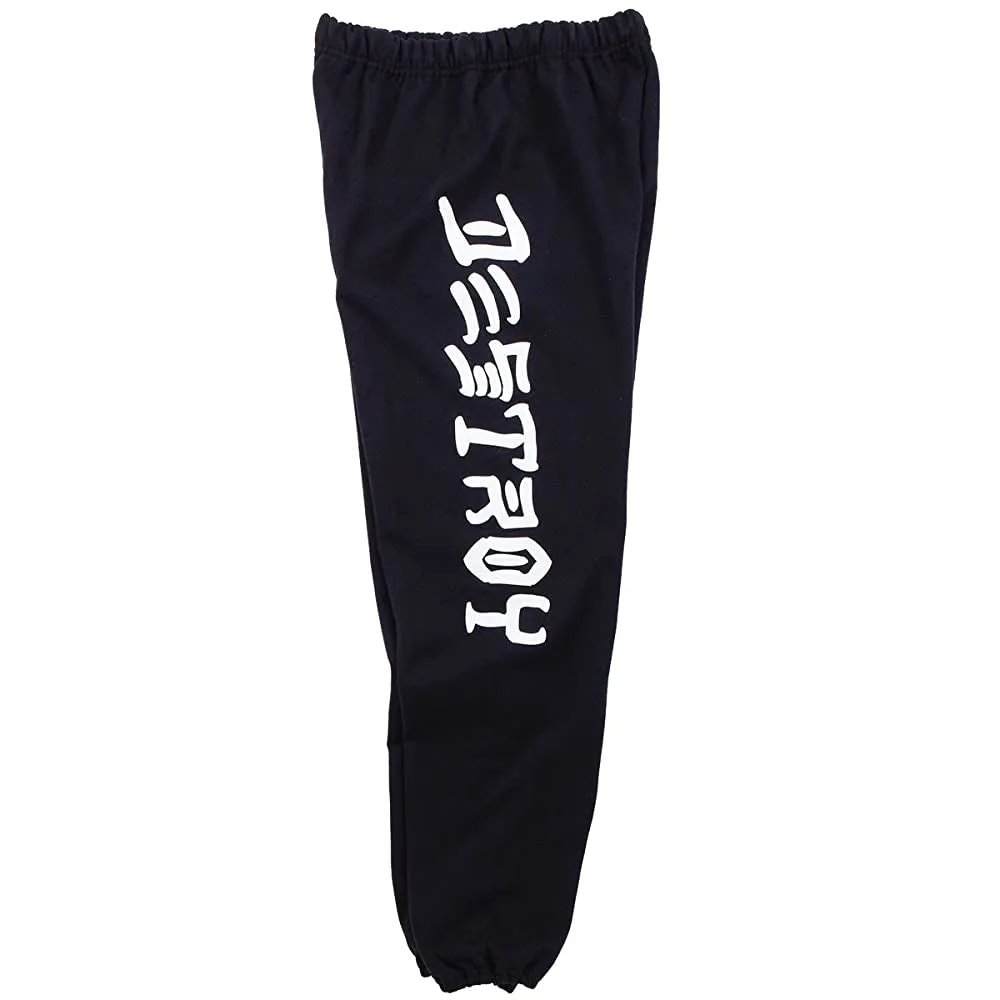 Thrasher - Skate & Destroy Sweatpants Black