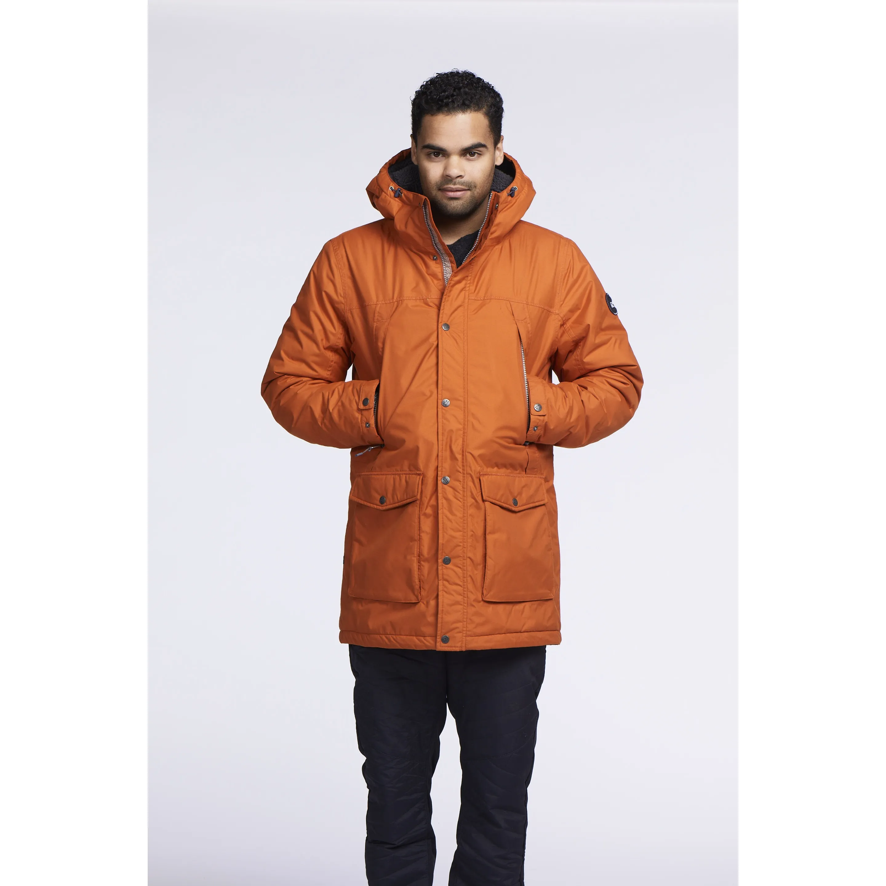 Varg Men&#x27;s Åre Eco Parka Jacket (2021) Rust Orange | Buy Varg Men&#x27;s Åre Eco Parka Jacket (2021) Rust Orange here | Outnorth