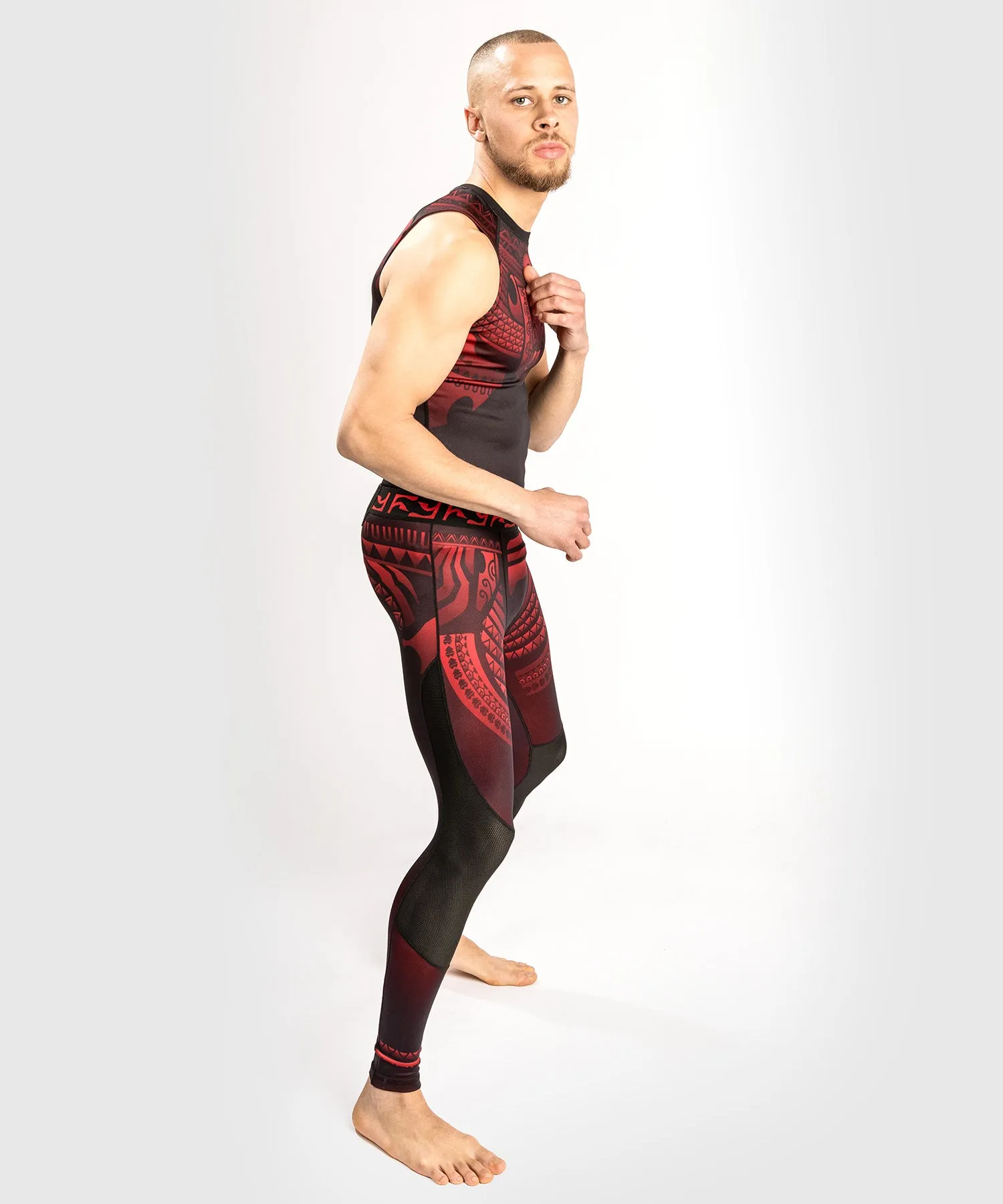 Venum Nakahi Rashguard - Sleeveless - Black/Red