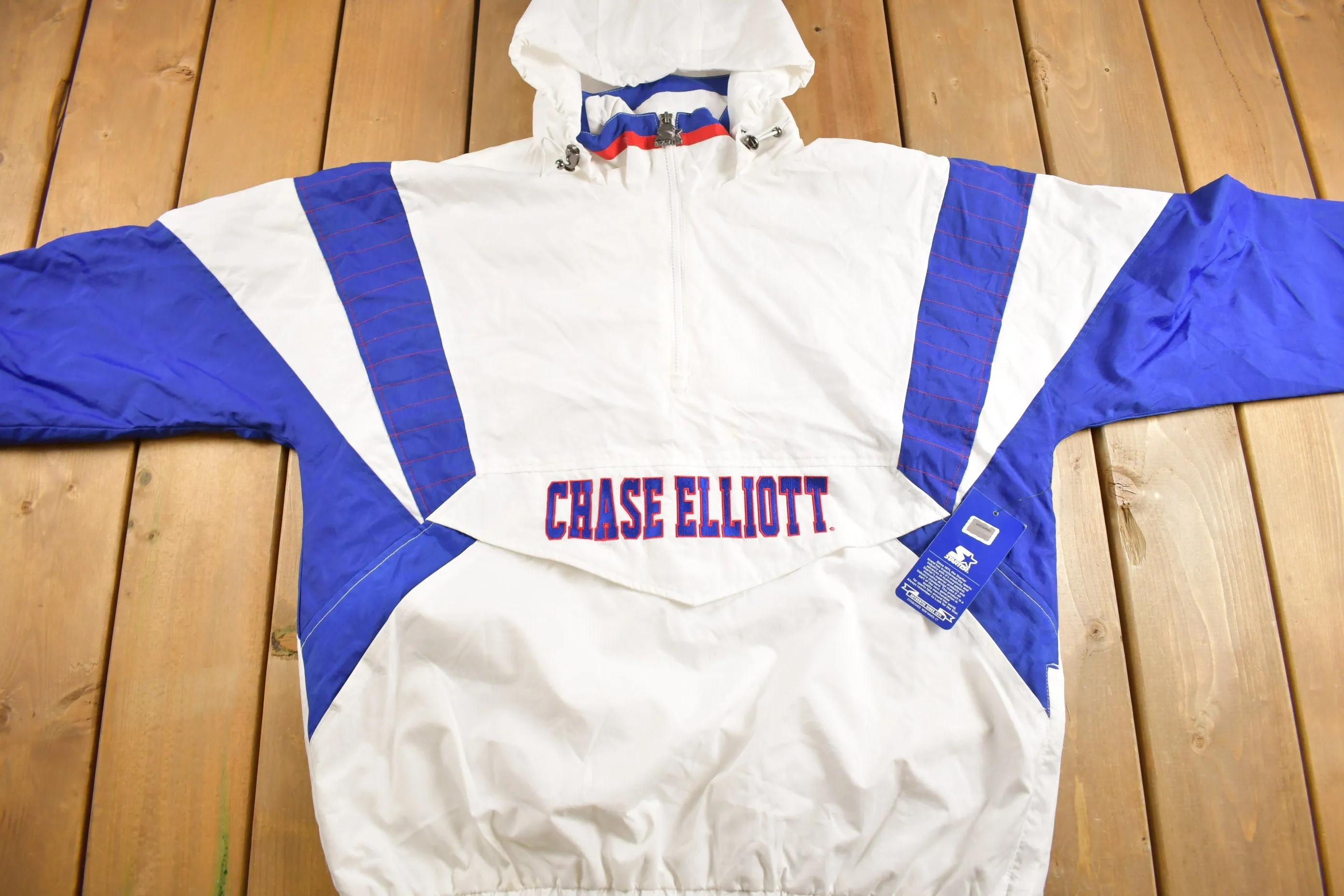 Vintage 1990s Deadstock Chase Elliot Nascar Starter Windbreaker