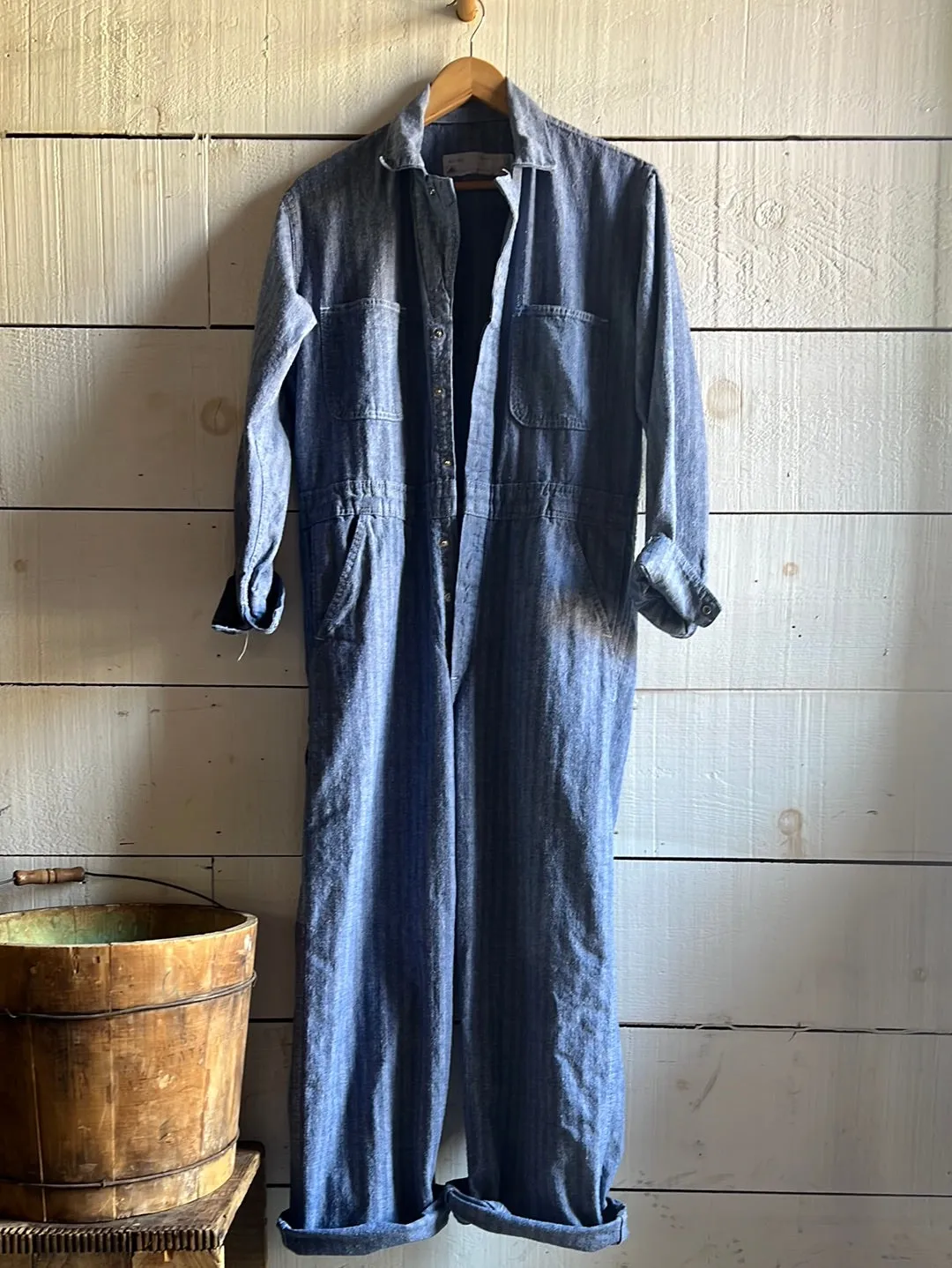 Vintage Herringbone Coveralls