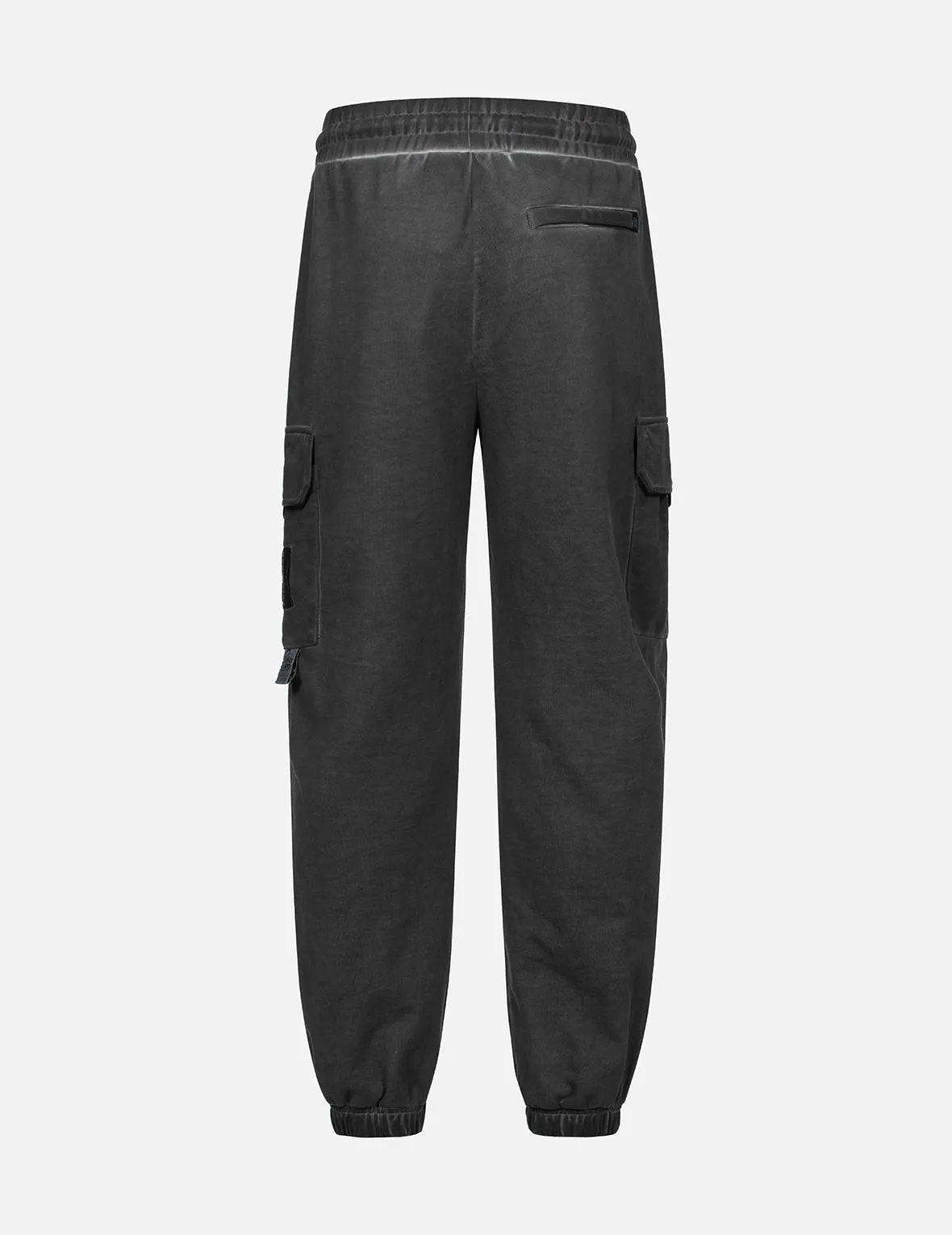 Washed Texture Multi-Pocket Relax Fit Sweatpants