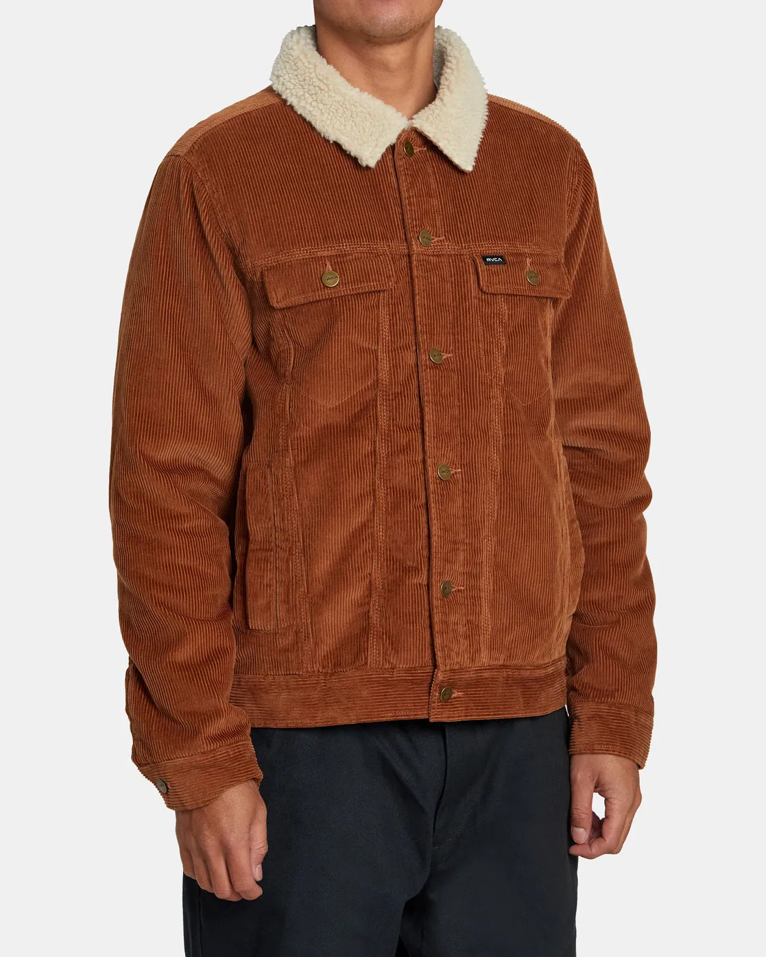 Waylon Corduroy Trucker Jacket - Rawhide