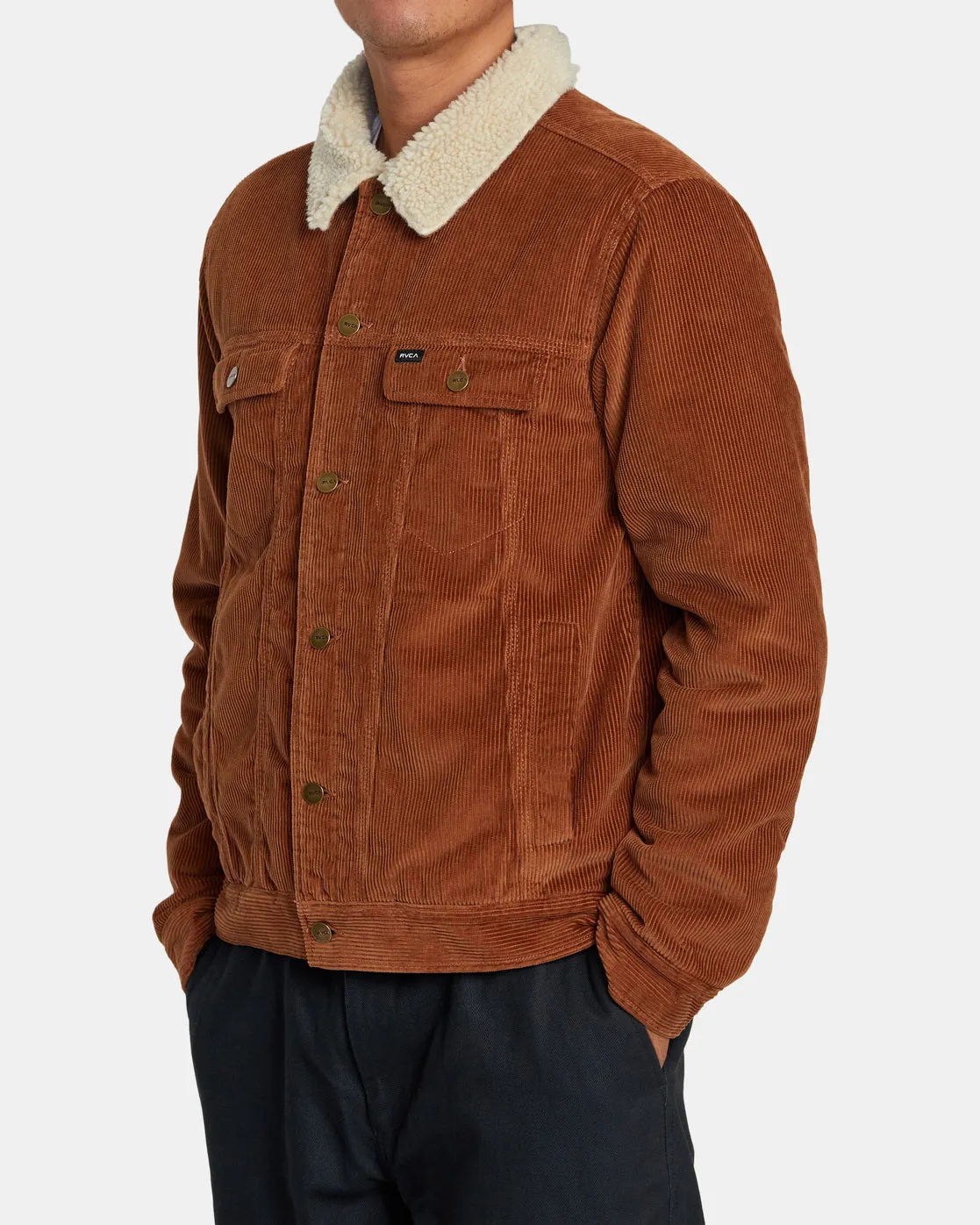 Waylon Corduroy Trucker Jacket - Rawhide