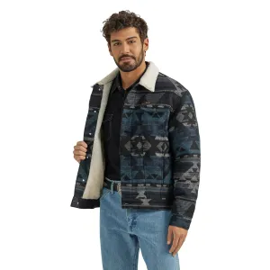 Wrangler Men's Conceal Carry Jacquard Sherpa Jacket